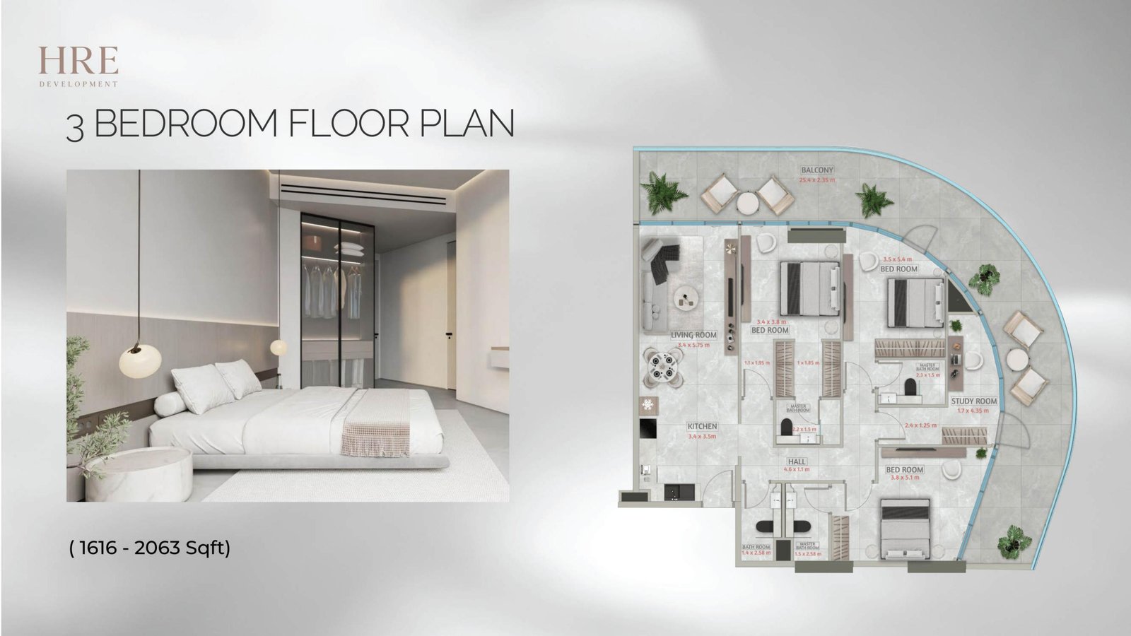 3 Bedroom at Sakura Gardens — 1,616 – 2,063 sq ft